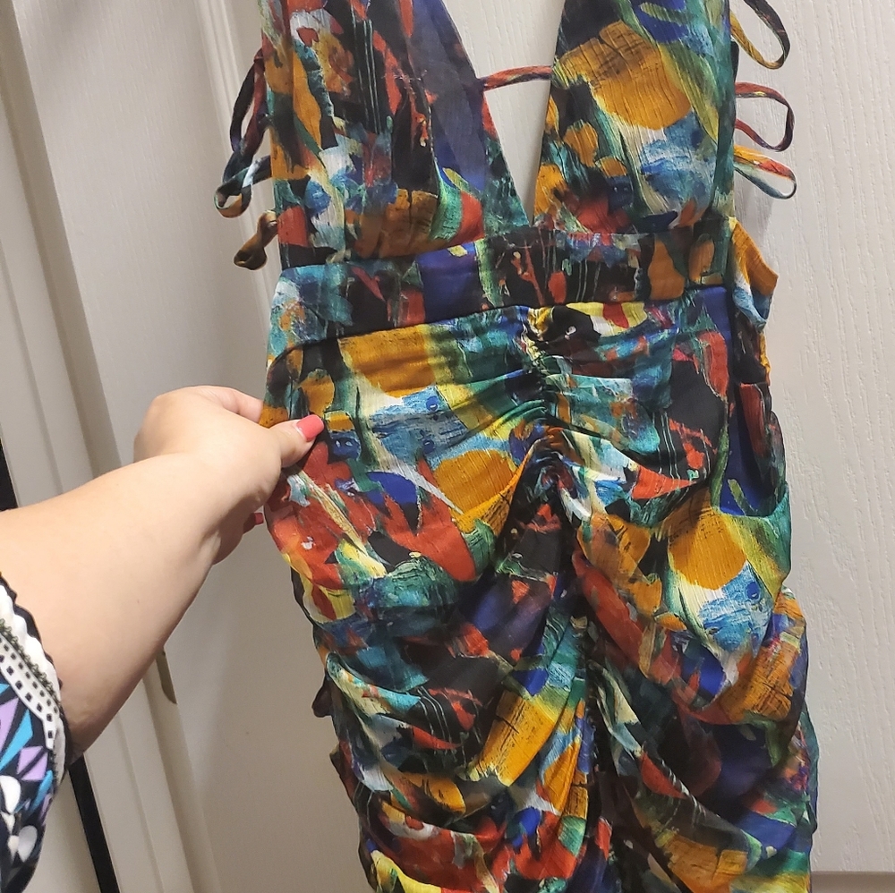 Gorgeous multicolor dress - Picture 2 of 4